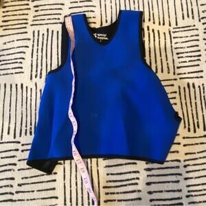 Blue Sleeveless Velcro Sensory Vest
